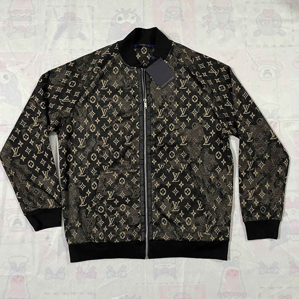 Louis Vuitton Monogram Galaxy Baseball Jacket
